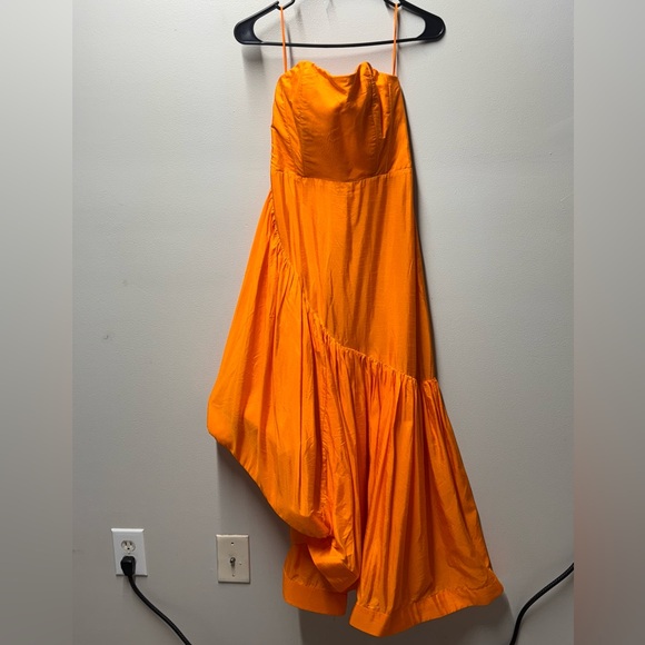 Free People Orange Fall Dress NWT - Picture 1 of 4